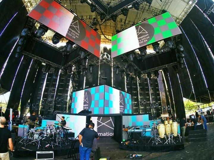 P4.81 Outdoor LED Screen for Concert Stage in Chile