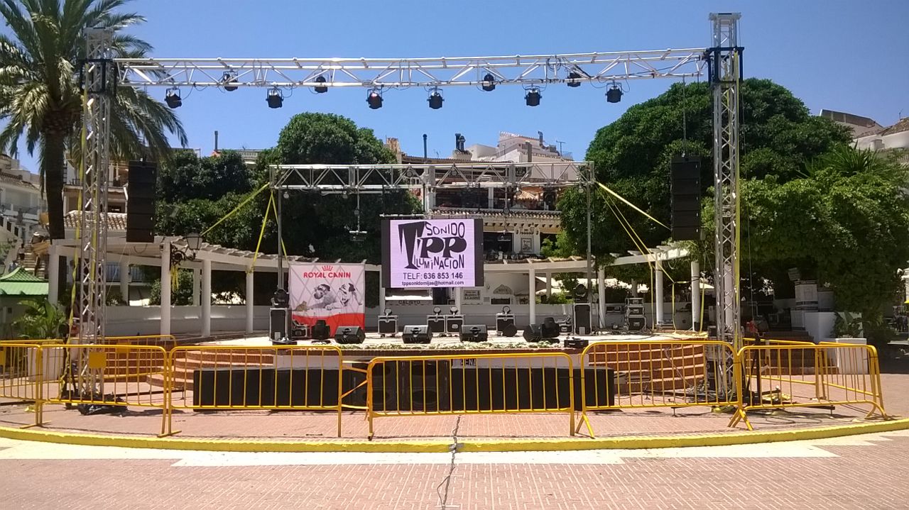P8.9mm Outdoor LED Screen for Event in Spain 2014