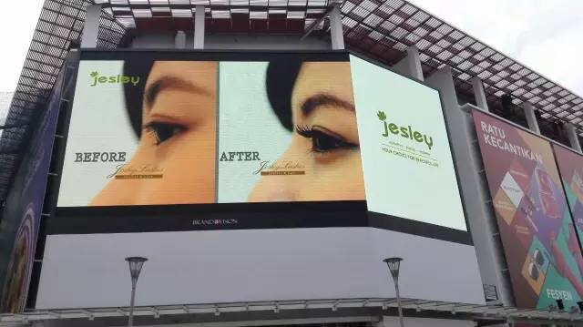 P8 Outdoor Advertising LED Screen in Indonesia 2016