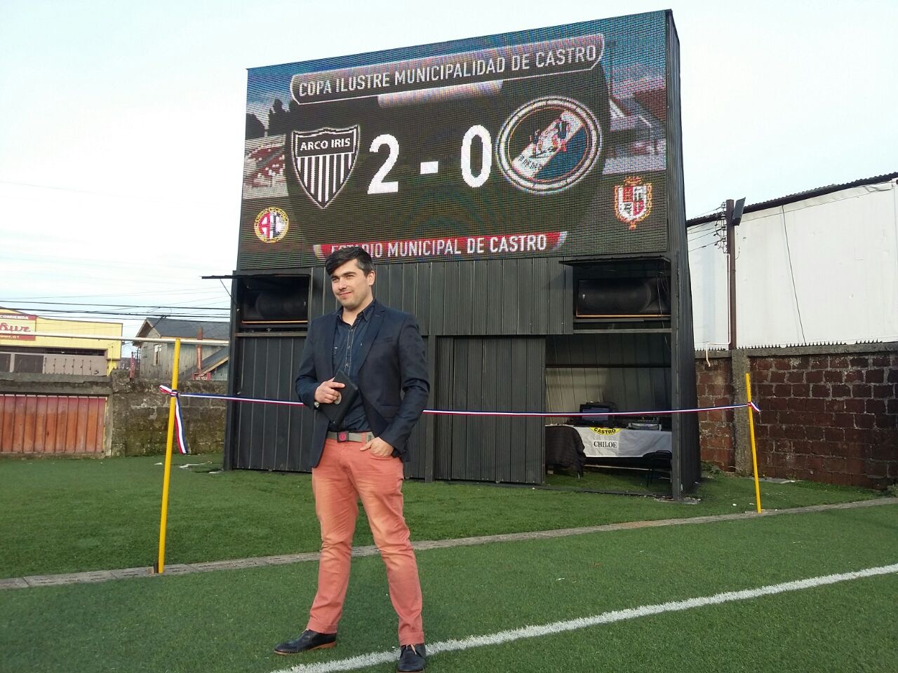 P16 Outdoor LED Screen for Football Match in Chile 2016