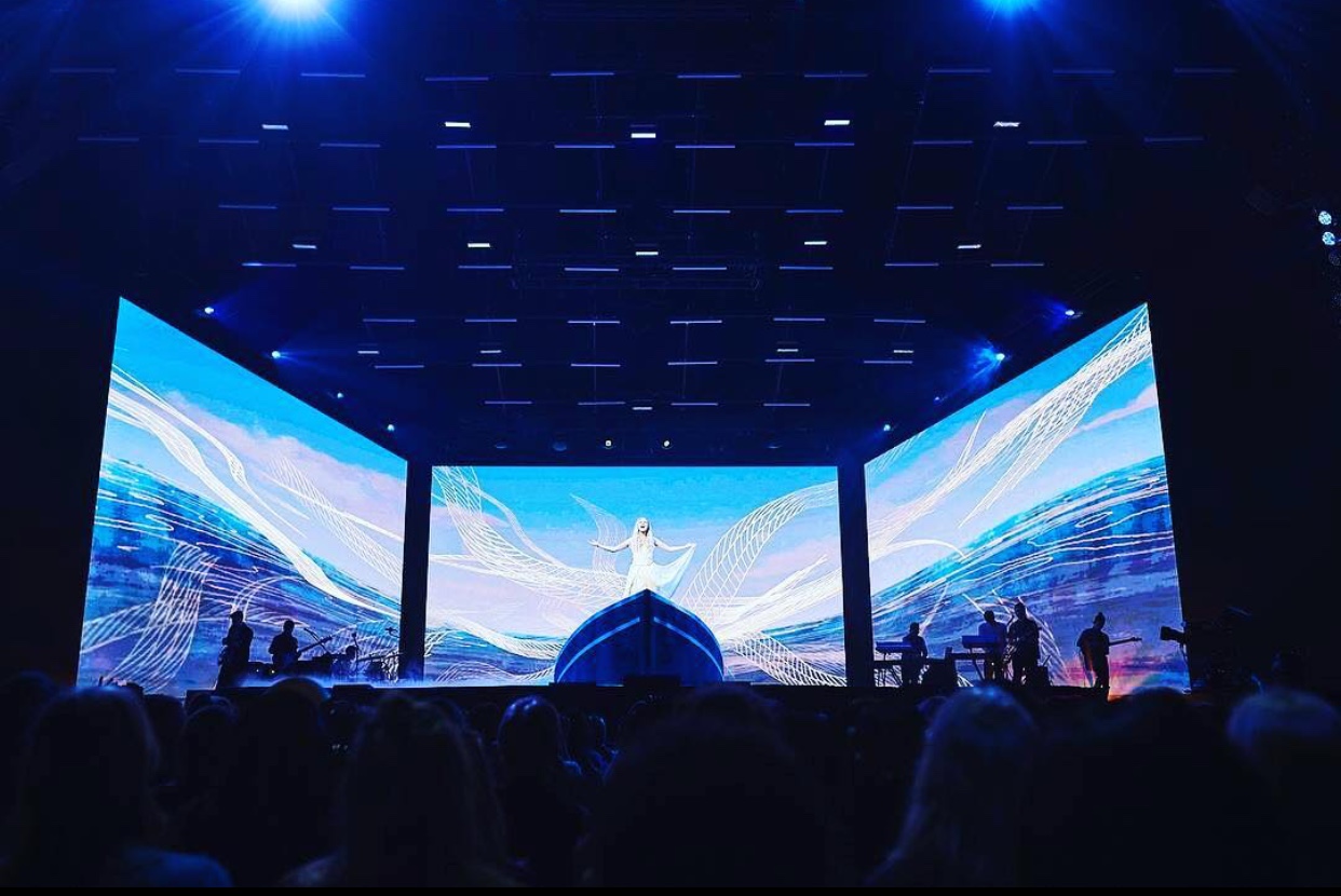 P3.91 Indoor Events Rental LED Screen for Stage Background in Chile