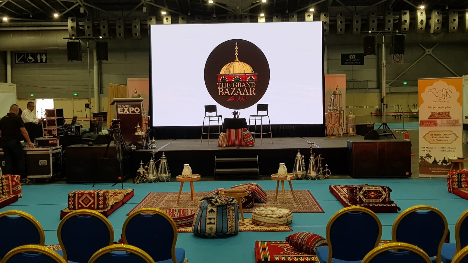 P3.91 Indoor LED Wall in Singapore