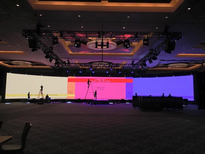 P3.91mm Huge LED Screen for Event in Colombia 2015