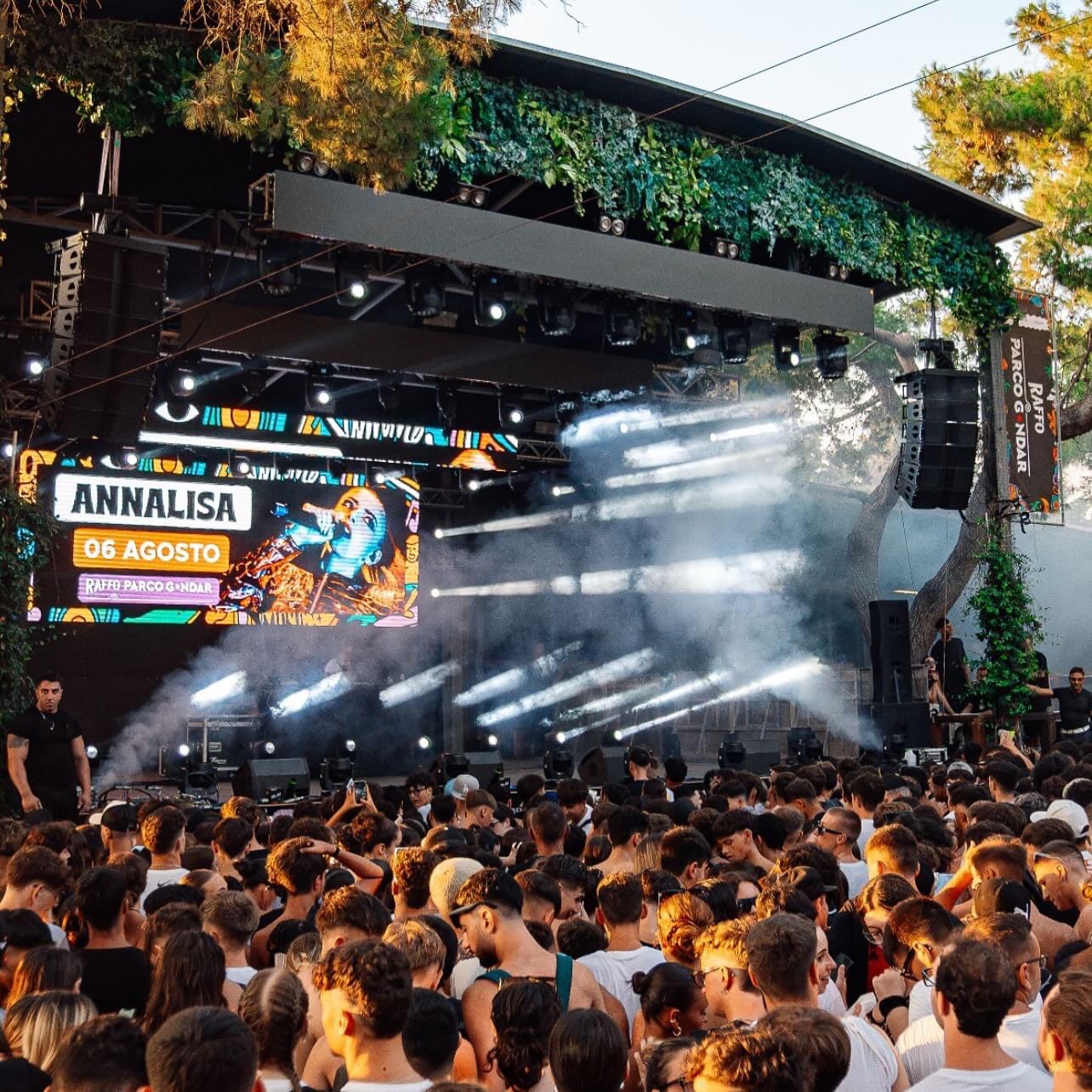 P3.91mm Outdoor LED Wall for Raffo Parco Gondar Live 2024