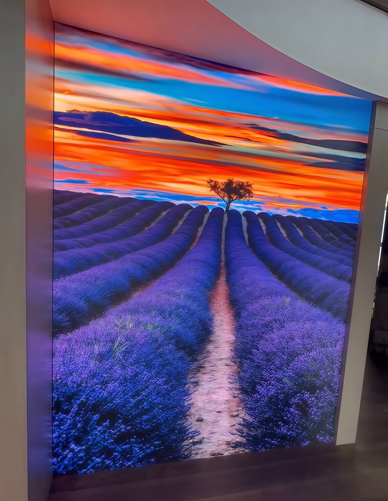 P0.9 MicroLED COB Video Wall in Utah USA