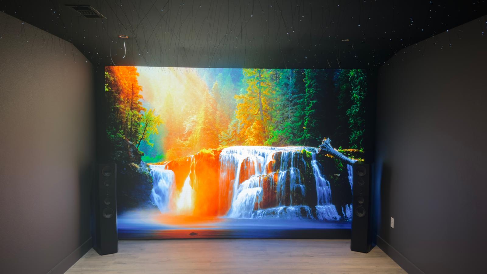 P1.25mm GOB Wall Mount HD LED Wall  4mx2.5m in Texas USA